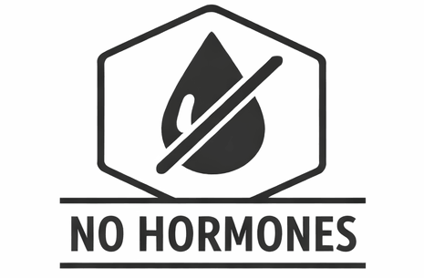 no growth hormones badge