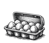 Eggs icon - local, farm fresh eggs available in omaha and lincoln