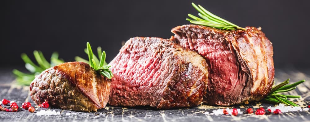 grilled grass fed beef steak